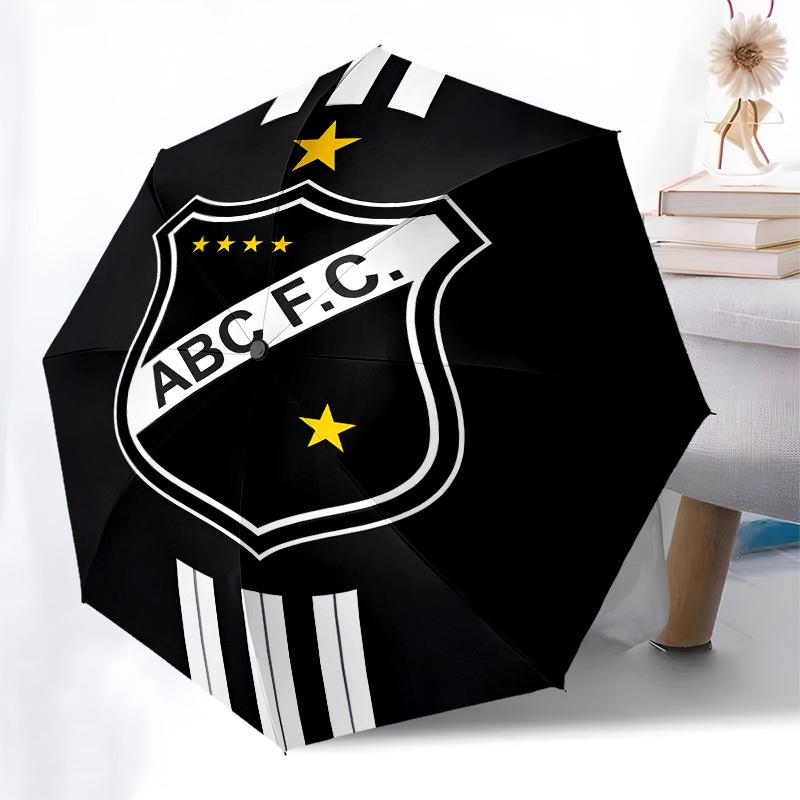 ABC FC, Badge Automatic Opening and Closing, 8 Rib Structure Portable Umbrella, Suitable for Men and Women In All Seasons  Perfect Gift for