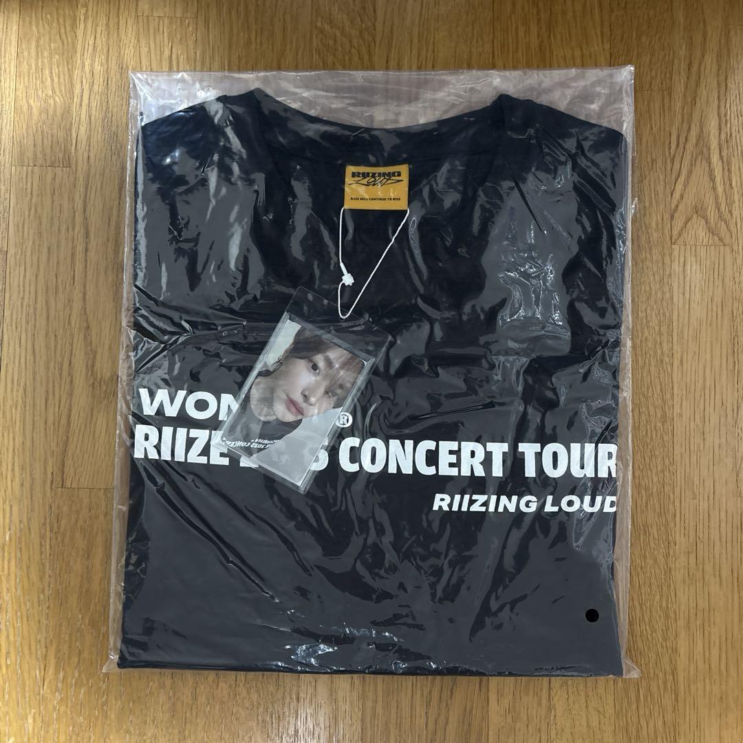 

[USED] RIIZE Won Bin Seoul Concert T-shirt Black RIIZINGLOUD