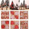 Gifts DIY Crafts Snowman/Elk/Santa Claus Wooden Ornaments Xmas Hanging Christmas Tree Decoration
