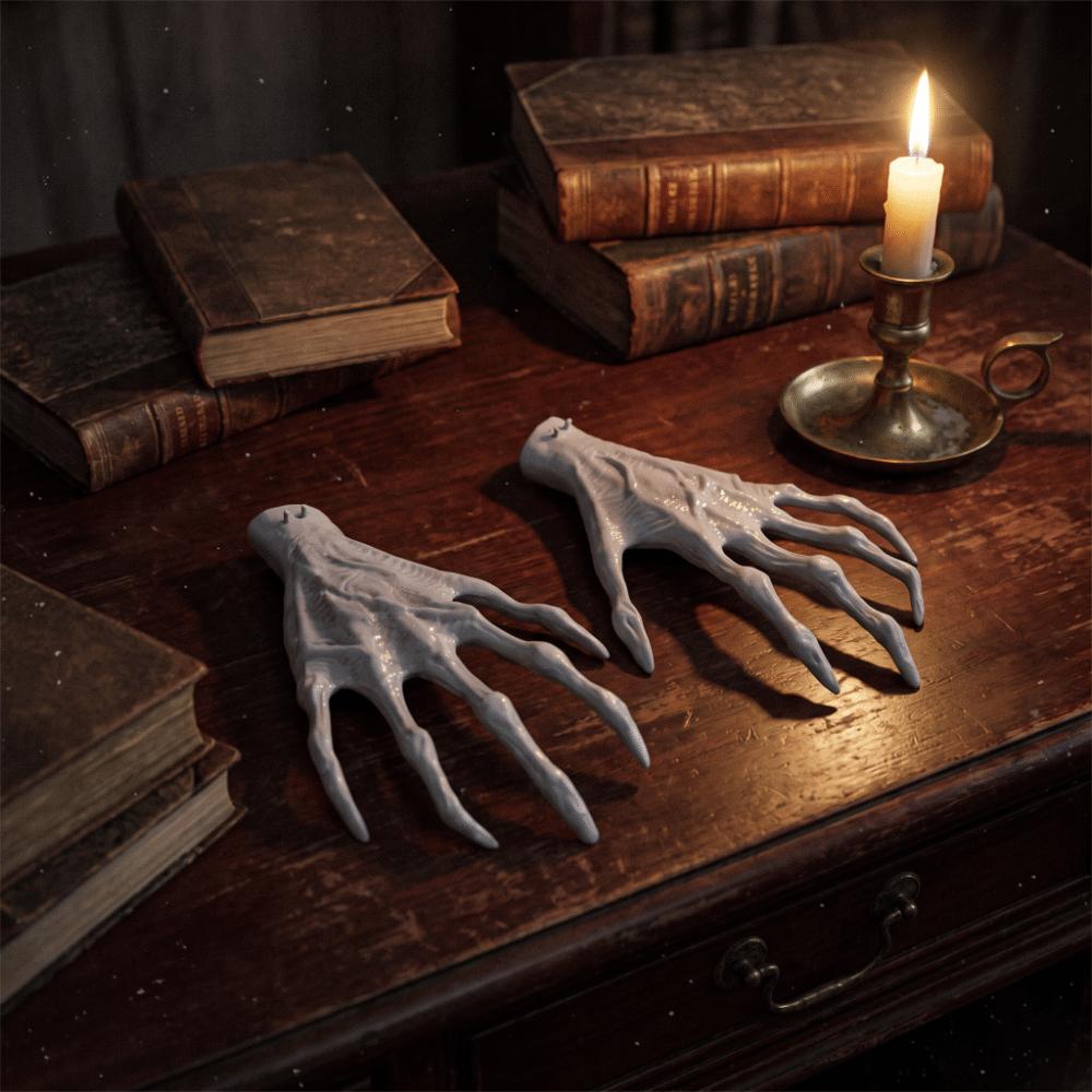 Lightweight Skeleton Hand Realistic Size Scary Props Plastic Hand Ornament Haunted House