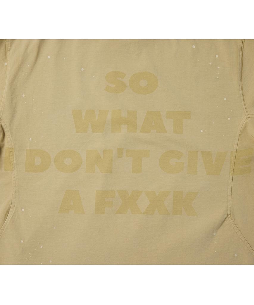 Deoopisyeollepyuji Laser Etched T-Shirt Beige