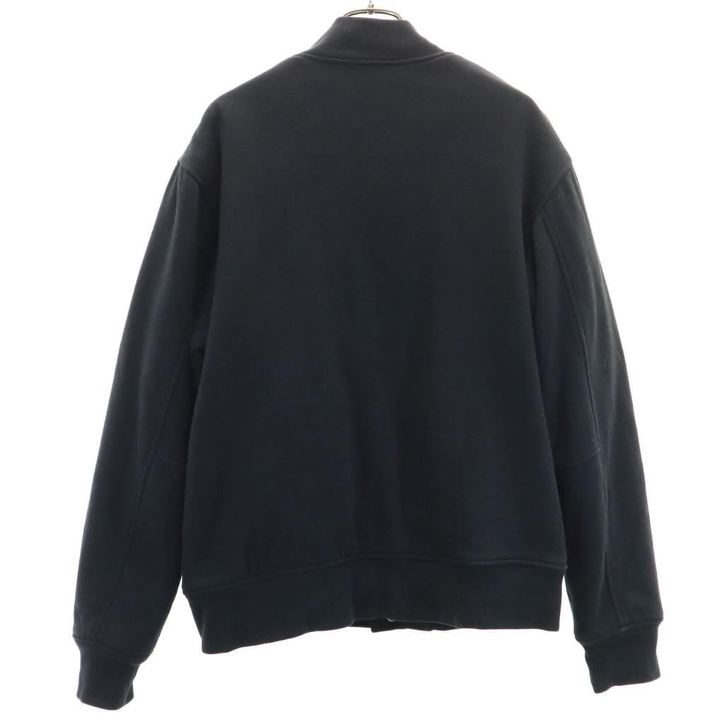 STUSSY sweat Stajan S black Batting jacket Men's Used