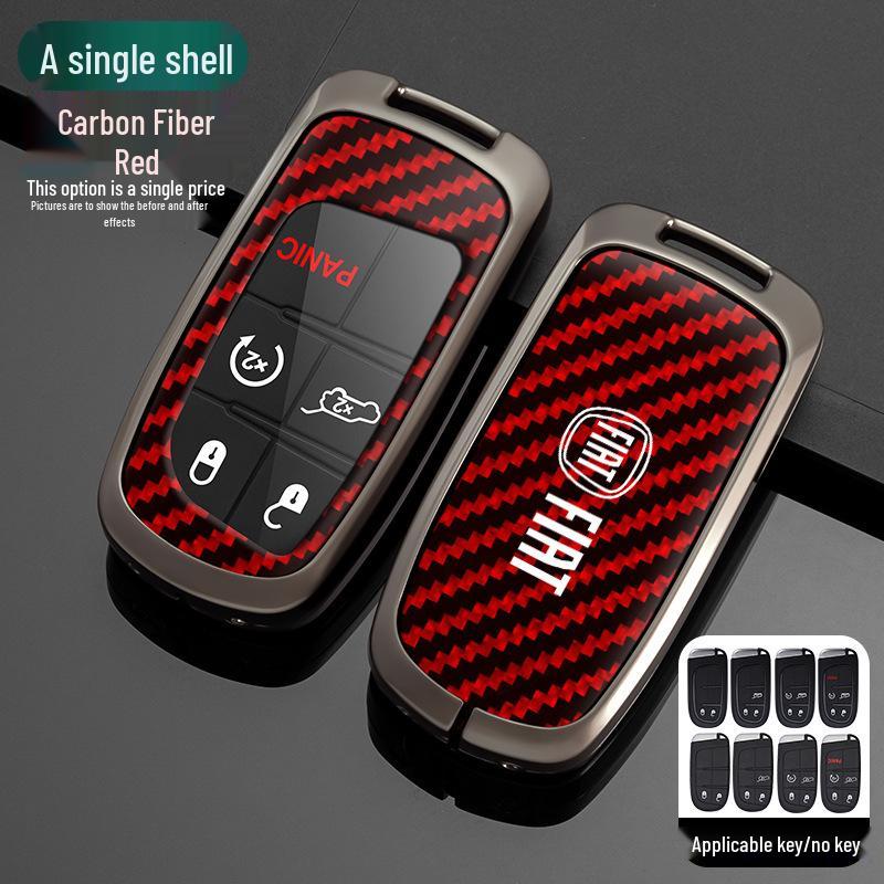 

Fiat Viaggio & Feiyue Key Case - Metal Protective Shell Cover Set