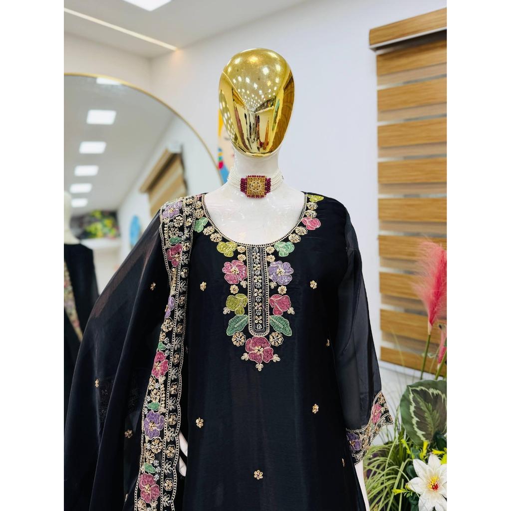 Pakisatni Party Wear Ethnic Palazzo Suit Indian Desigenr Ethnic Salwar Kameez