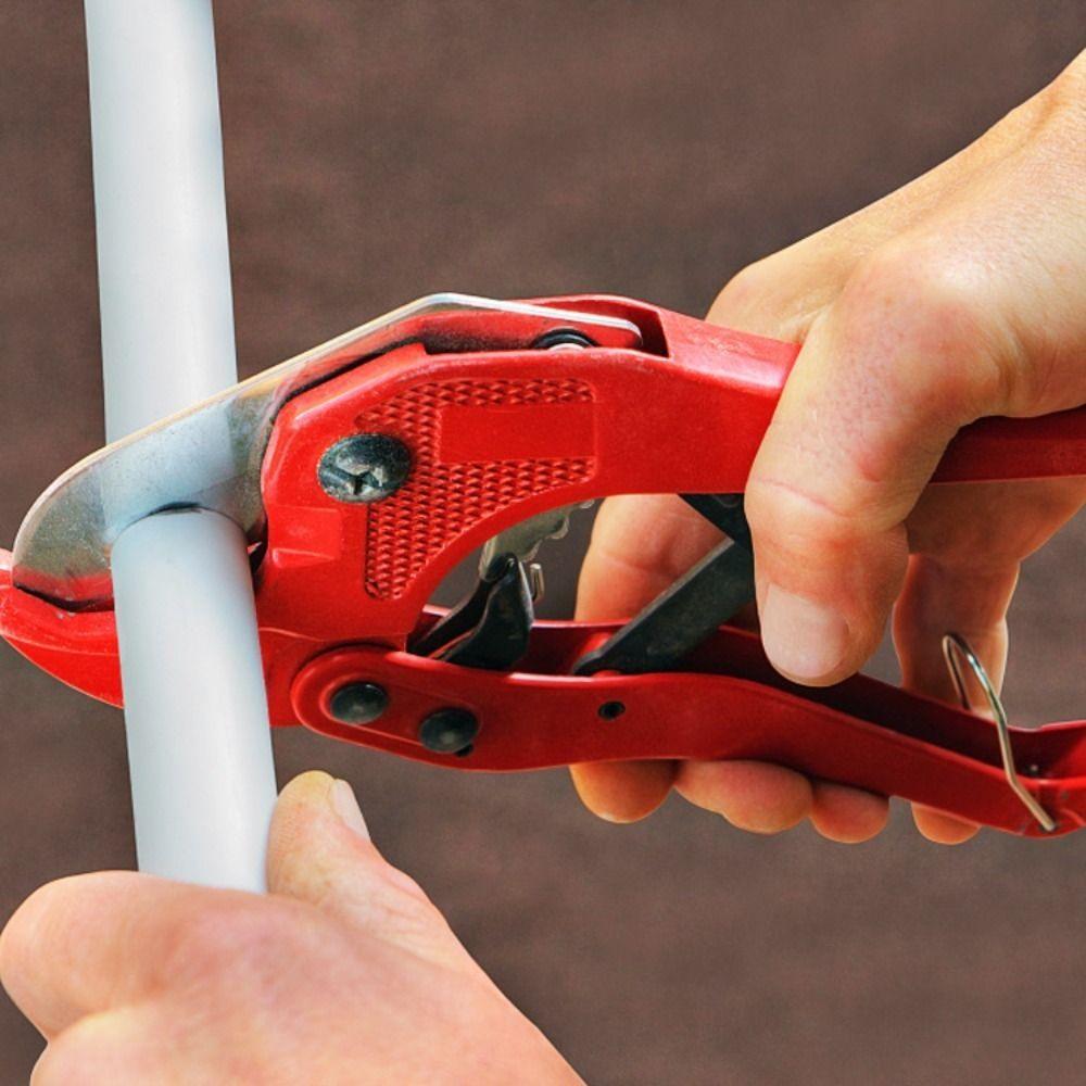 2 Pcs PE Hose Cutter PPR Cut Ratchet Save Labour PVC Pipe Cutter  Woker