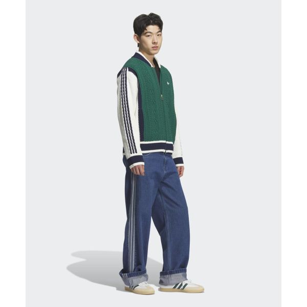 adidas Originals Vest Comfortabel Zacht Huidvriendelijk Los Gebreid Vest Heren Tops KS5962