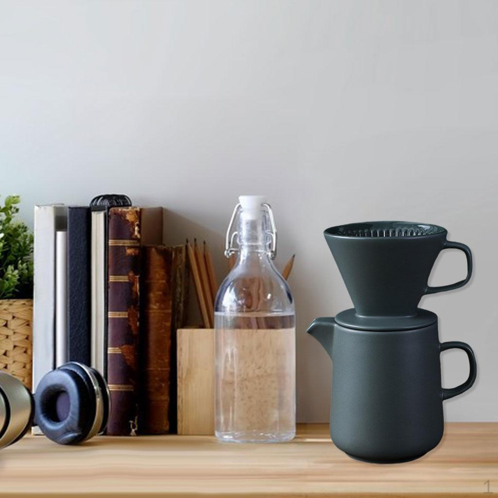

Ceramic Coffee Dripper Tool Maker Pot Filter Cup Hand for Home Green S