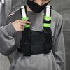 Muži Ženy Móda Chest Rig Bag Reflexní vesta Hip Hop Streetwear Funkční postroj Hrudní taška Pack Přední část pasu Batoh
