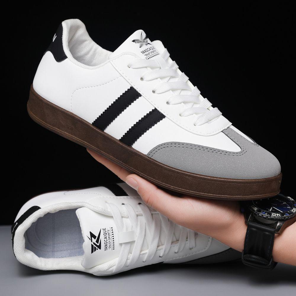 

Men s Versatile Low-Top Casual Canvas & Synthetic Leather Shoes 39