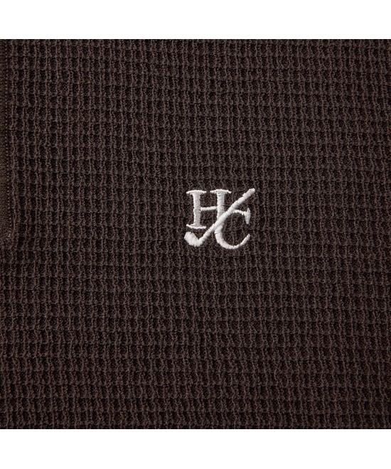 Henlikoteun [British Sporting Club] Waffle Short-Sleeves Polo Knit Abwam26701Brx