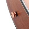 2Pcs Guitar Strap Lock Guitar Strap Button Set Metal Strap Lock Flat Mushroom Head for Acoustic Electric Guitar Ukulele