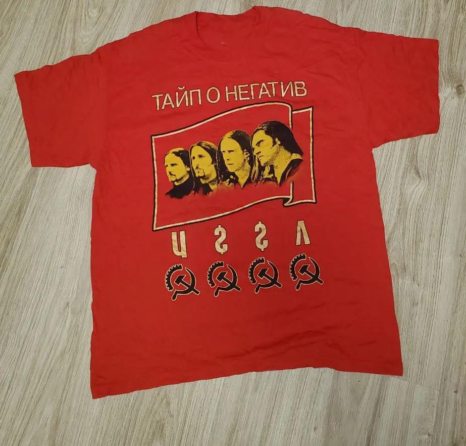 Type O Negative red Shirt 100% Cotton Adult Tee EG053 Unisex T-Shirt L