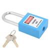 1.5in Safety Padlocks Steel Beam Insulated Lock with 2 Keys for Industry Machine ManufacturingBlue