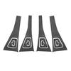 AAAIT1 Car Window Control Panel Trim Sticker for Tesla Model 3 Model Y 2023-2018 Alcantara Door Lifting Switch Button Decor Cover