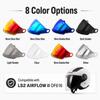 Visor for LS2 - AIRFLOW II OF616 Sun Visor Original Accessories Open Face Motobike Helmet Color Lens Viseira Capacete