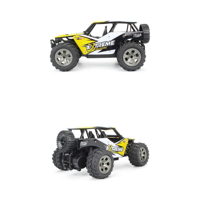 1:18 2.4G RC Short Course Truck, 20km/h High Speed with Deep Tread Tires & Spare Wheel, Kids Off-Road Toy