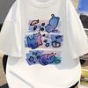 Men's Summer Short-Sleeve T-Shirt with Trendy Prints, Made of Pure, Perfect for Casual Wear