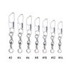 Snap Fishing Tools Line Connector Solid Ring Fishing Swivels Metal Connector Fishing Connector