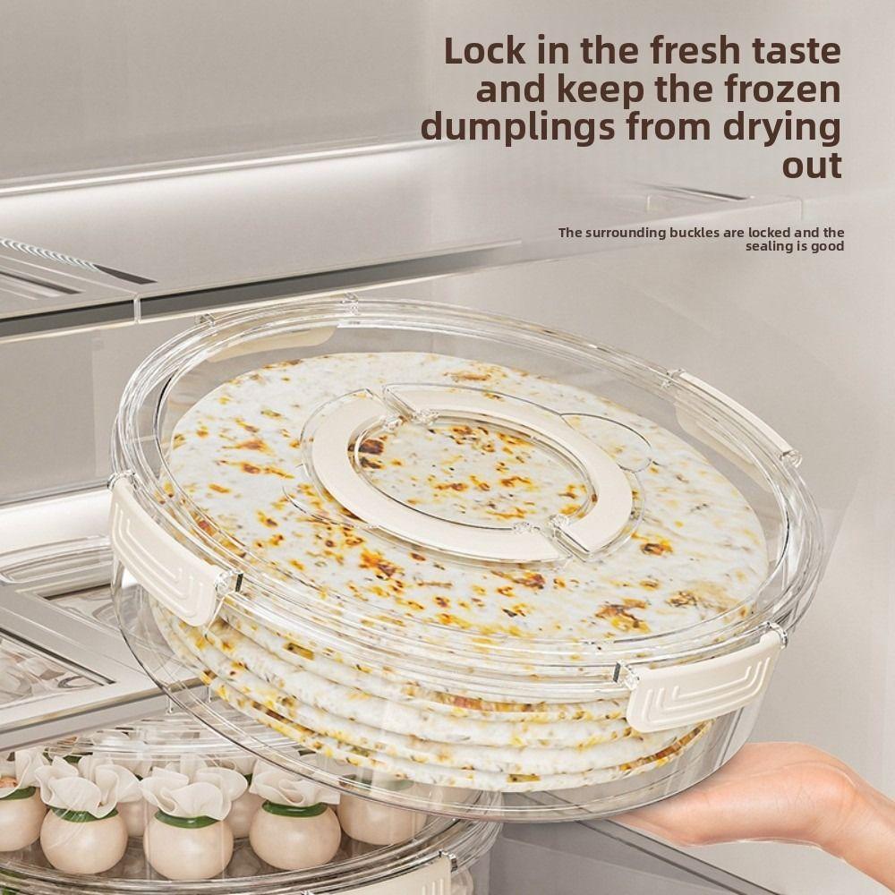 Desserts Snacks Gefrorene Knödel Aufbewahrungsbox Brötchen Pfannkuchen Lebensmittelaufbewahrungsbehälter Zuhause
