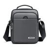 Mens Oxford Crossbody Bag Waterproof Business Shoulder Satchel Multi Pocket Travel Purse