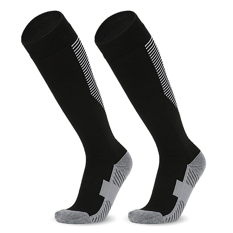 Practical Long Tube Football Socks Adult Older Children Children Towel Bottom Regular Towel Bottom Over Knee Breathable Sports Socks