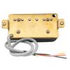 Wilkinson WOHHB Ceramic Overwound Open Humbucker Pickup for Electric Guitar Black Neck,