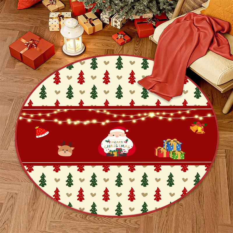 Cross-Border Christmas Tree Skirt and Living Room Carpet