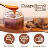 3 Pack Wooden Honey Mixing Stirrer Honey Dipper Sticks Honey Spoon, Wooden Honey Spoon and Dipper, Honey Sticks for Tea Spoons, Coffee Stirring