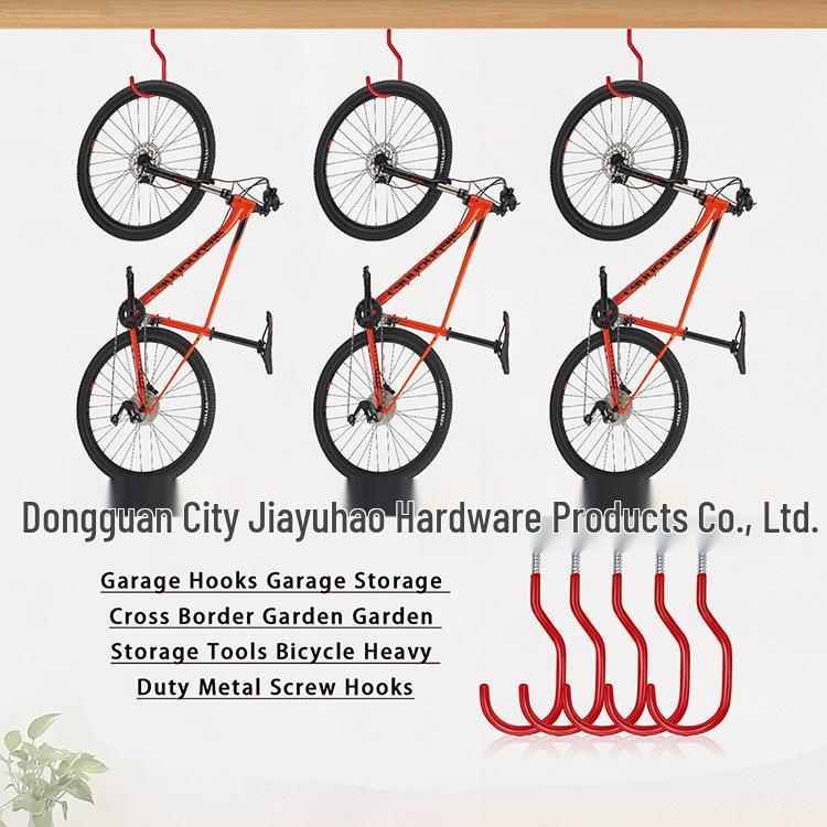 Rubber-Coated Bicycle Hook for Garage - Best Seller