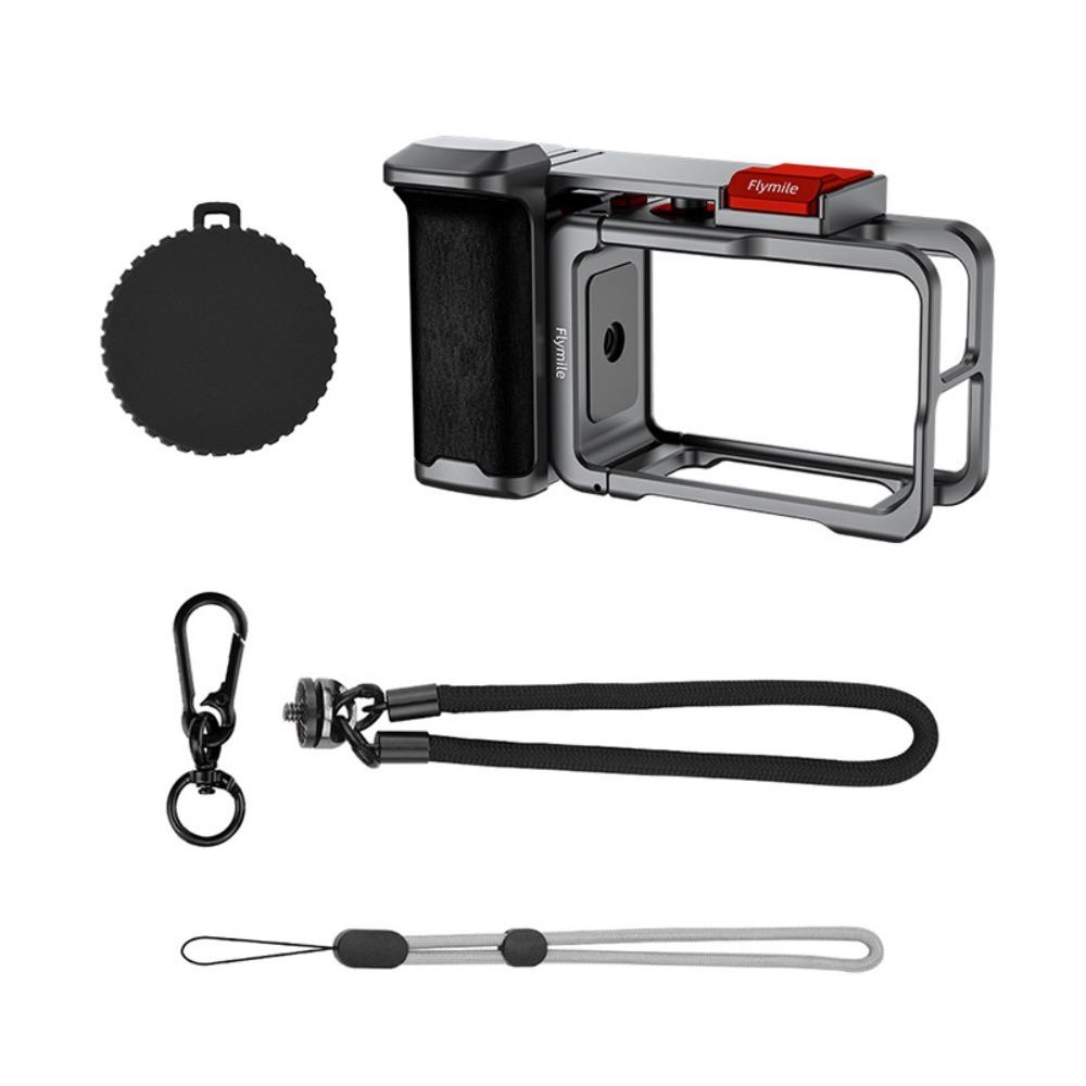 Shutter Button Xplorer Grip Kit Camera Frame for Osmo Action 3/4/5 Pro Camera Accessories