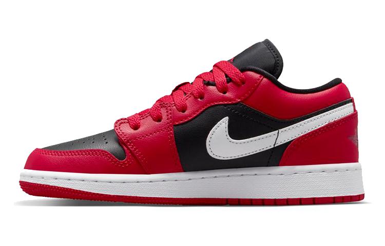 Jordan 1 Low Black Very Berry GS 553560-061 36.5