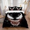 Venom'S Dark Presence Print 3Pcs Bedding Setduvet Cover With 2 Bedropillowcase Home Birthday Gift