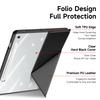 DUX DUCIS Clear Case for Samsung Tab S10 FE Plus/S9 Ultra/S6 Lite, Detachable Cover with Snap-On, S Pen Holder, Auto Wake/Sleep
