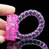 Lasting Cock Ring Vibrator Delay Premature Ejaculation Lock Fine Sex Toys product for Men dildo extender Beads loop Clit Massage