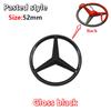 52mm 57mm Pins Sticker Car Steering Wheel Emblem Badge For Mercedes Benz C E S Class CLA CLS W212 W205 W204 Styling Accessories FK1