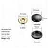 Acrylic Decorative Mirror Screw Cap for Glass and Tile Fixing