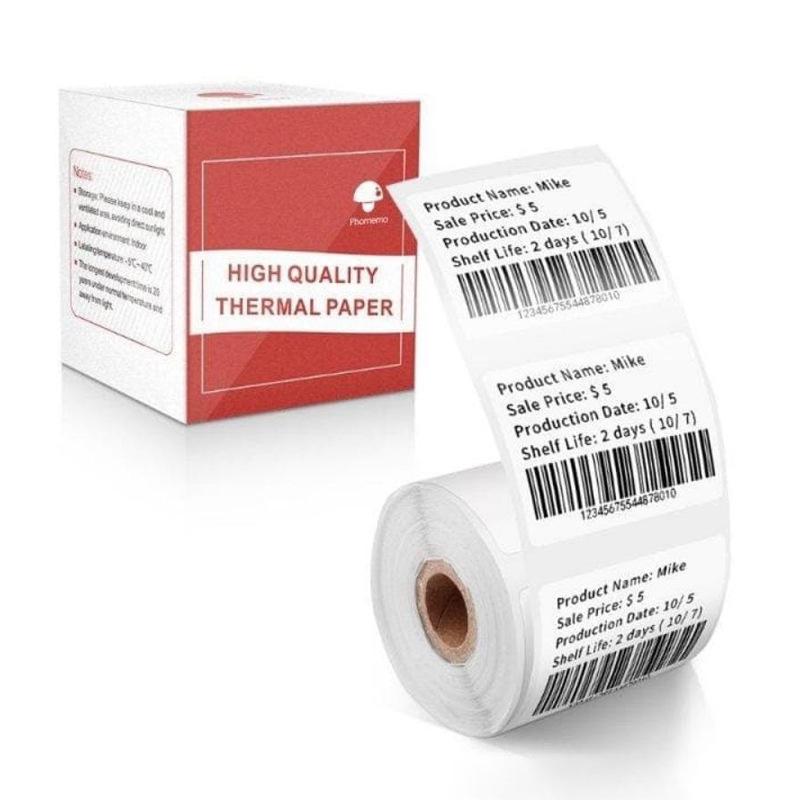 Phomemo Square Color Label Paper, 40x30mm, Compatible with M110/M120/M200/M220, One Roll