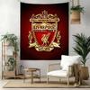 Liverpool Football Club Vægdekoration Vægtæppe Kunst Til Kæledyrsminde Fødselsdag Bryllupsfest Baggrund Familiegave