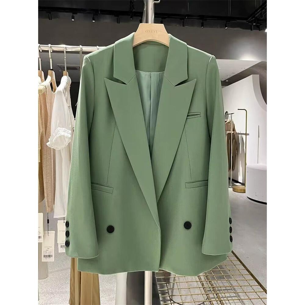 Small Suit Jacket Women's Spring and Autumn Temperament This Year's Popular Tops Women