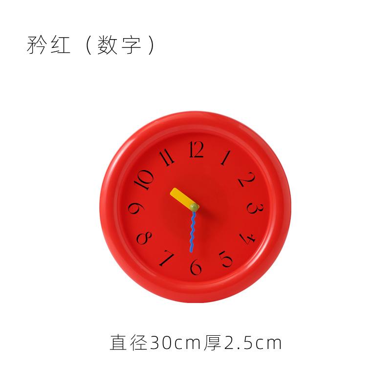 Clock Pendulum Desktop Ins Cream Style Bubble Clock Home Soft Decoration Desktop Silent Wall Clock