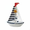 Classic Coastal Design Boat Decor Travel Souvenir Wooden Sailboat Model Nautical Details