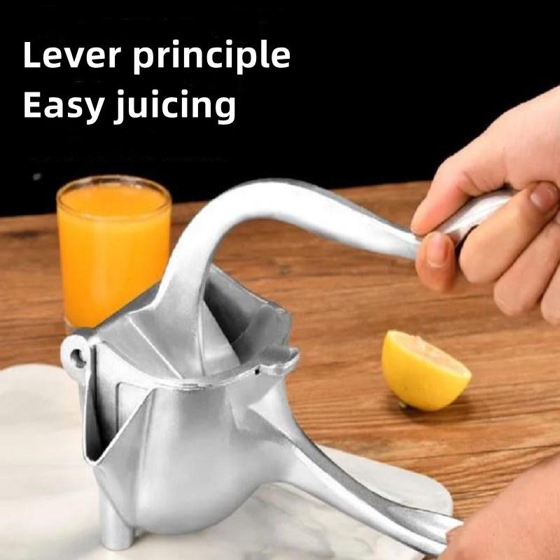 Manuell juicepress av premiumkvalitet i aluminiumlegering för enkel och rolig pressning av citrusfrukter