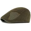 HT4977 Berets Autumn Winter Caps for Men Women Artist Painter Corduroy Beret Hat Male Female Ivy Flat Cap Adjustable Beret Caps