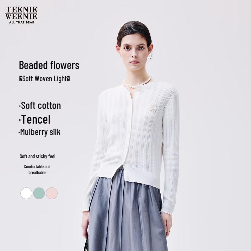 Teenie Weenie Women s Letter Knit Cardigan M