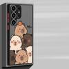 Cartoon Cute Capybara Phone Case for Samsung Galaxy S9 S10 Plus S8 S10Plus Note 10 20 Soft Cover