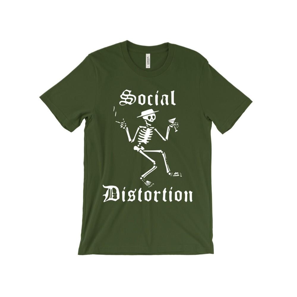 Футболка Social Distortion - Панк-рок группа - Скелет - Ring Of Fire Rancid Унисекс футболка M