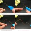 10Pcs Needle Threader Stitch Insertion Tool for Sewing Machine Plastic Wire Loop for Needles Needleswork Threader Sewing Tools