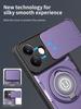 Anti-slip Armor Shockproof Case For VIVO V60 Lite Slide Camera Lens Protection Rotating Ring Stand TPU Frame Plastic Phone Cover
