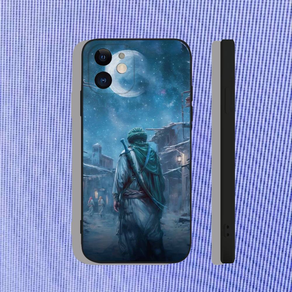 

Islamic Hz Ali Phone Case For iPhone 17,16,15,14,13,12,11,Pro,Max,Plus,Air,X,XS,XR,SE,8,7,Mini,Soft Black Funda iPhone13PRO