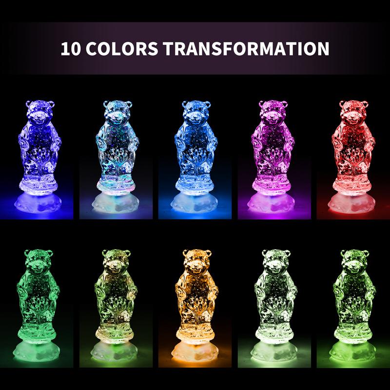 New and Unique Creative Cartoon Nightlight Colorful LED Atmosphere Lamp Night Market Stall